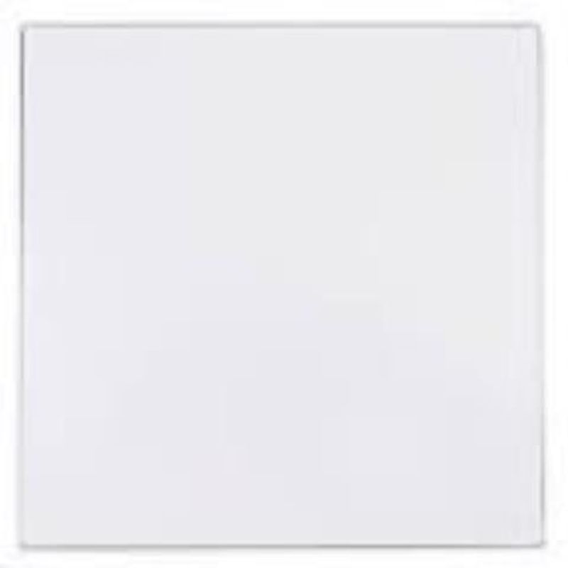 Tampa Cega de Alumínio Riobras, Branca, 25x25 cm
