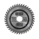 Serra Circular Com Vídea DTools 4 3/8 Polegadas, 40 Dentes