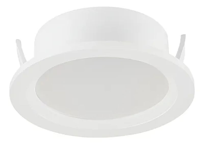 Spot Taschibra para Móveis LED Cabinet Redondo 2W 3000K Preto, Kit 2 Peças