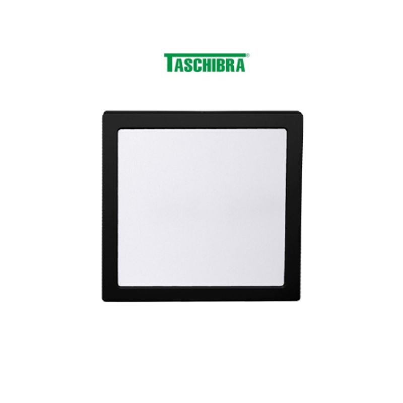 Painel LED 12W Lys Quadrado de Embutir Preto 3000K