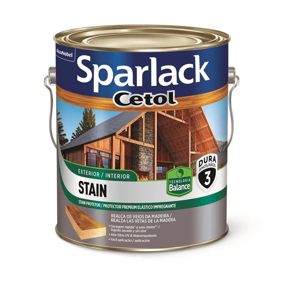 Verniz Sparlack Cetol Acetinado, 3,6 Litros, Imbuia