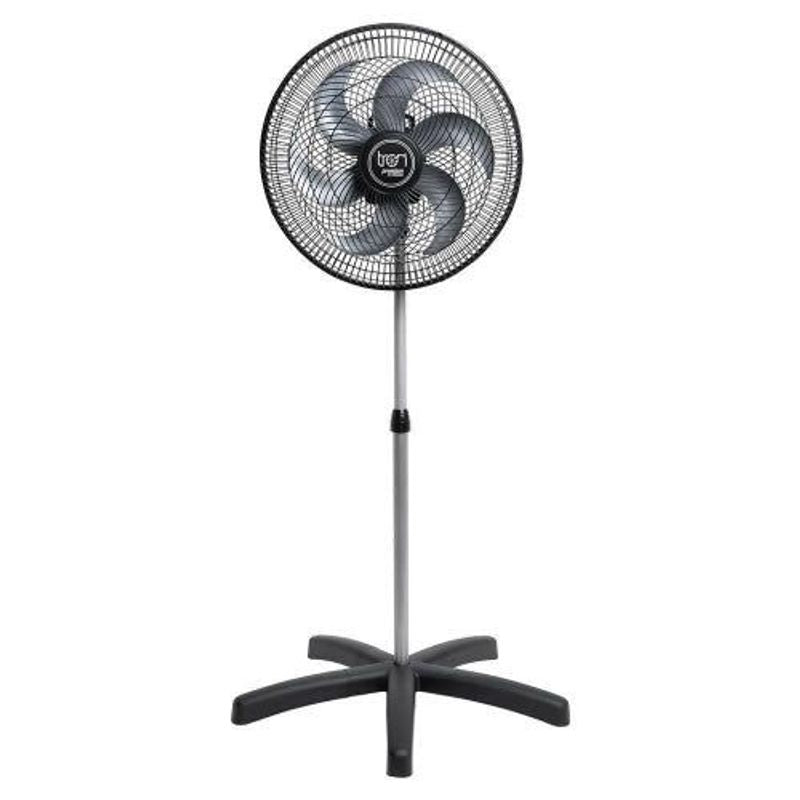 Ventilador de Pedestal Tron Oscilante 127V 50cm PP Premium Preto 130W