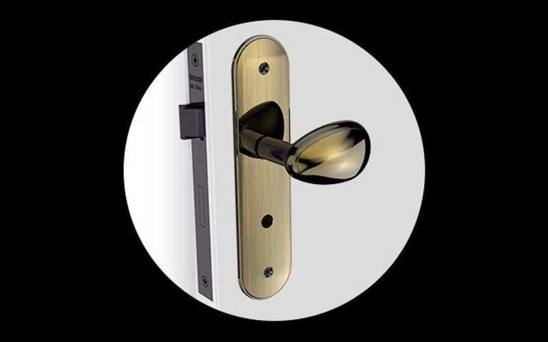 Fechadura Bora Golf WC Antique Brass ESP43 40x53mm