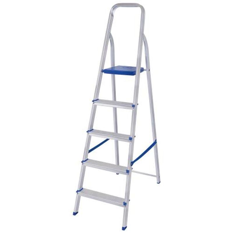 Escada Doméstica Mor de Alumínio, 5 Degraus
