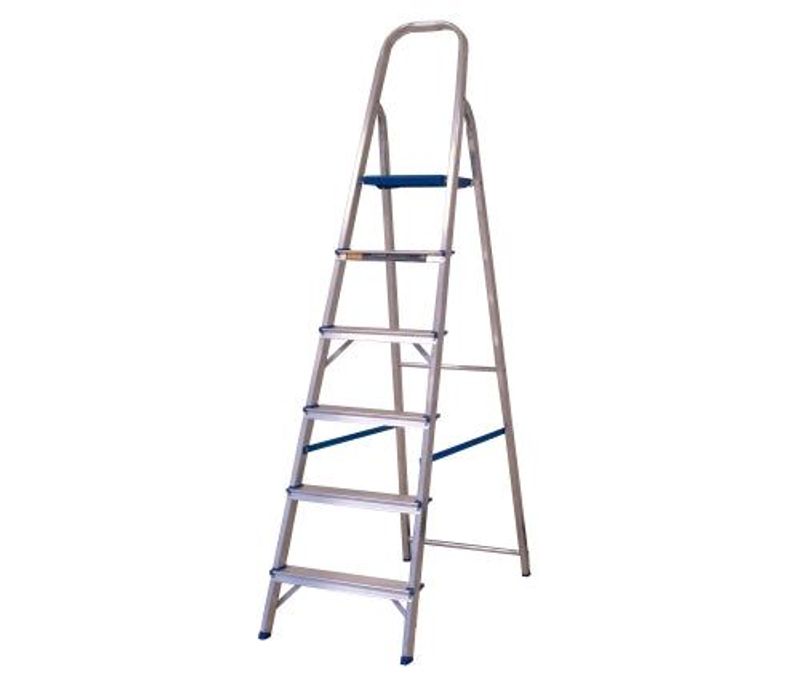 Escada Doméstica de Alumínio Alumasa, com 6 Degraus