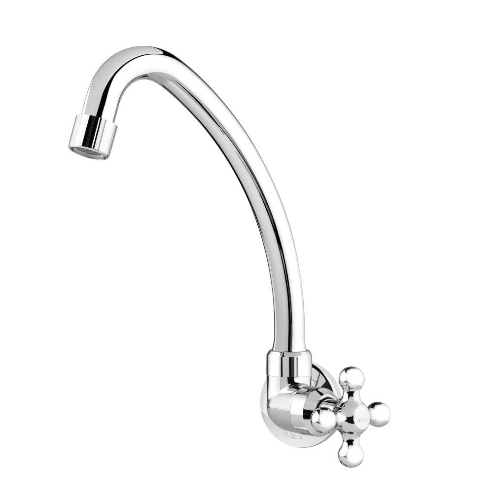 Torneira de Cozinha de Parede Viqua Maruja Especial, 3/4 Polegadas, Cromada