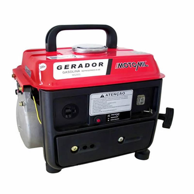 Gerador a Gasolina Motomil, 2 Tempos, 800W, 110V