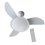 Ventilador de Teto Ventisol Sunny, 3 Pás, com Controle, Bivolt, Branco