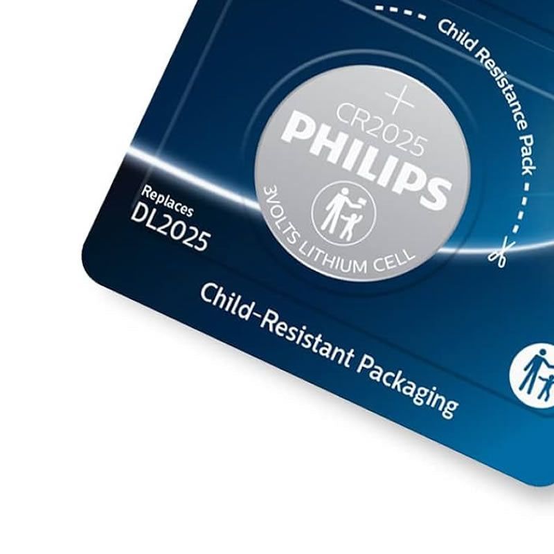 Bateria Moeda Philips CR2025