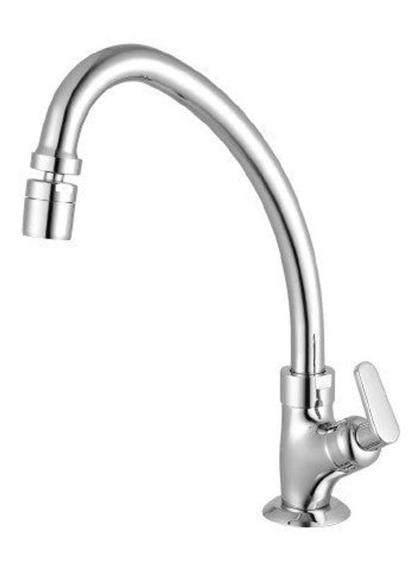 Torneira Meber 1173 C18 para Cozinha de Balcão, Bica Móvel, Bica Jato com Arejador Articulado