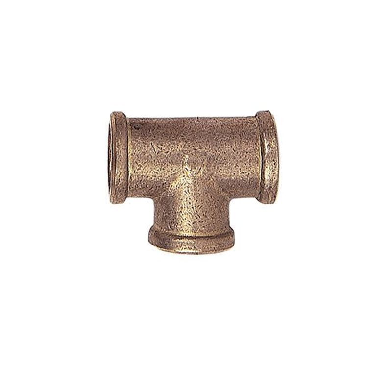 Conexão Tê Jackwal 1/2 Polegada BSP (Interno x Interno x Interno)