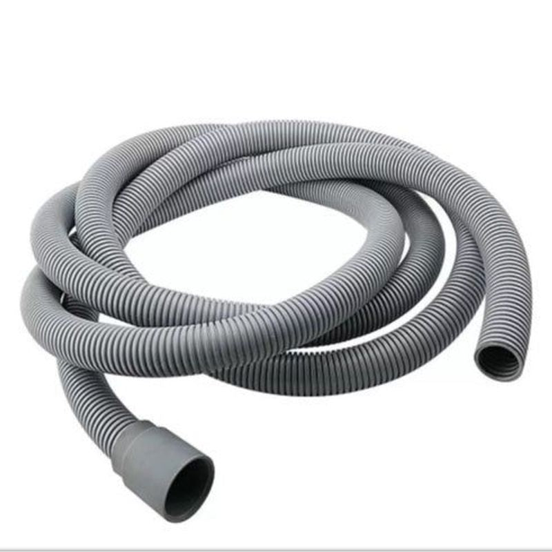 Mangueira de Saída Corrugada Plasbohn, Bocal Reto 29 Mm, Cinza, 2,00 M