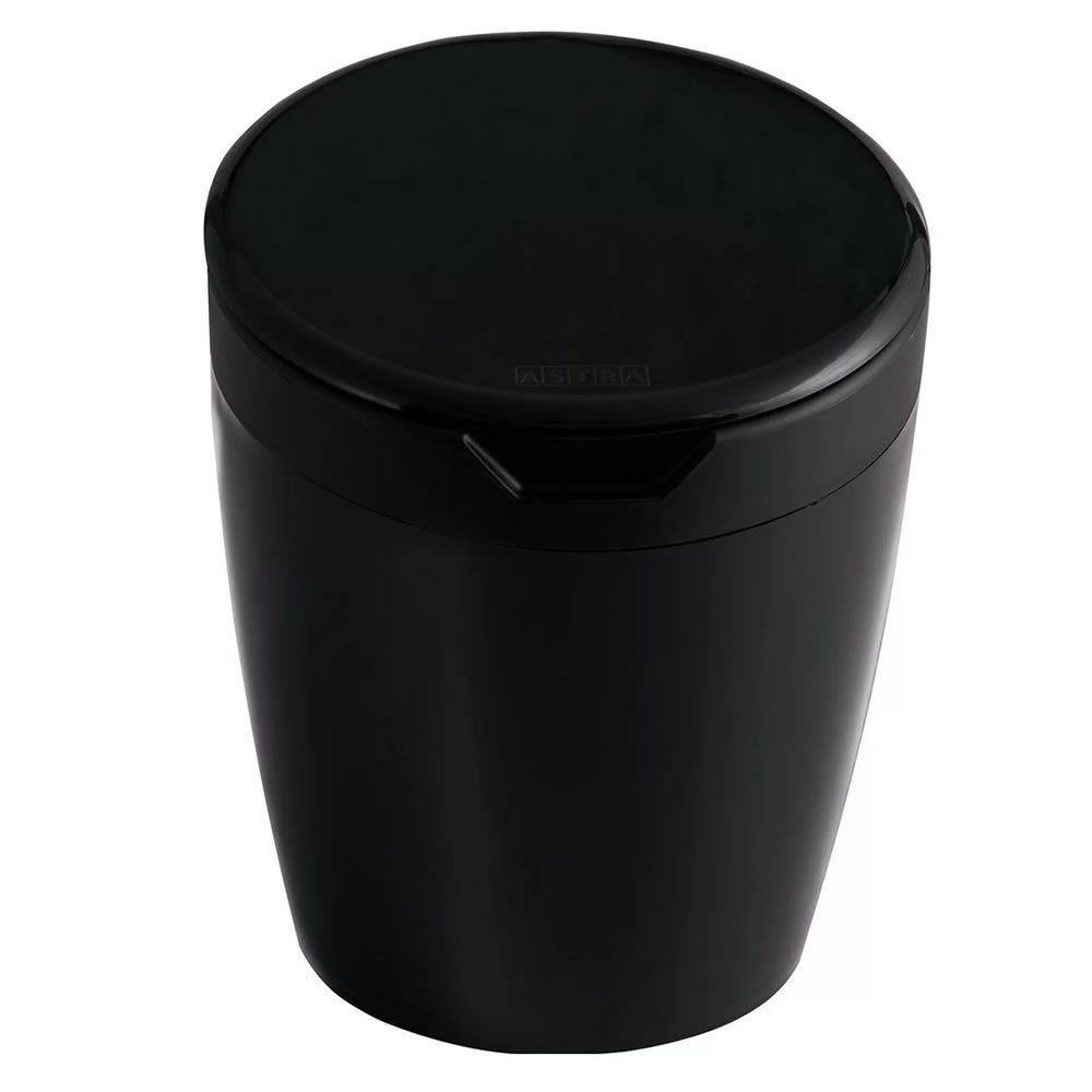 Cesto Multiuso Astra com Tampa, 20x25cm, CT4, Marrom Degradê