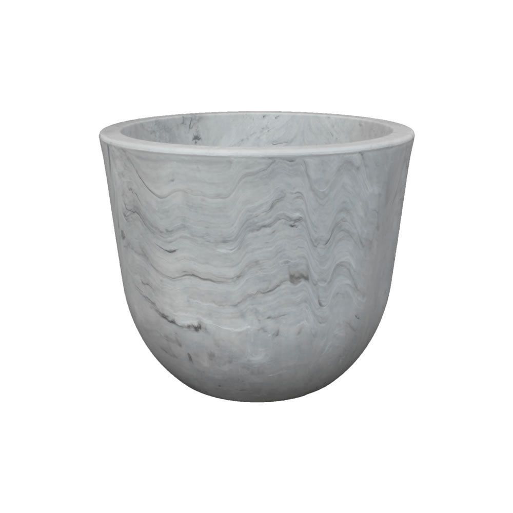Vaso Japi Concept Redondo Carrara, Tamanho 1