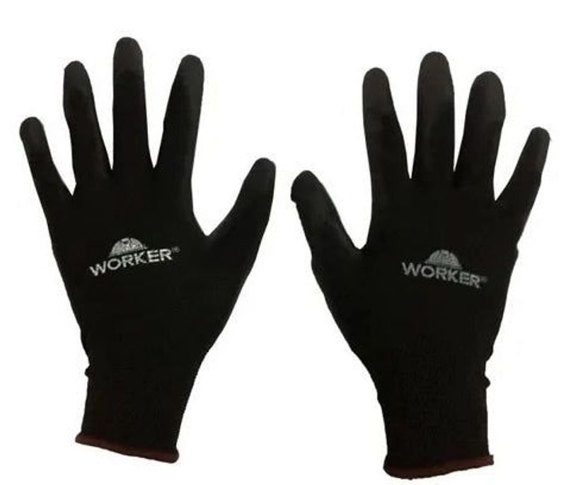 Luva Multitato Marluvas PU Preta GG-10