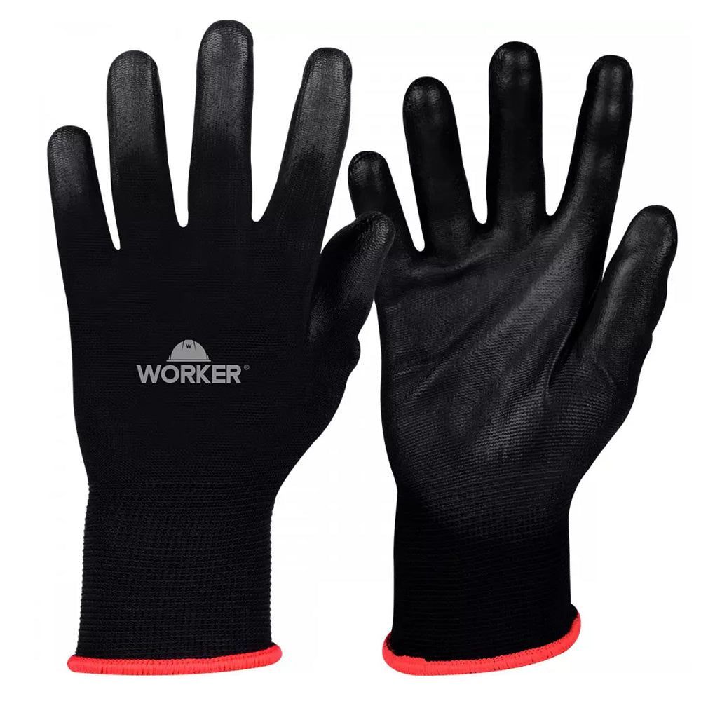 Luva Multitato Marluvas PU Preta GG-10