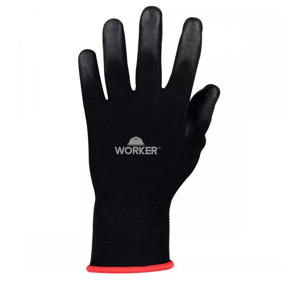 Luva Multitato Marluvas PU Preta GG-10