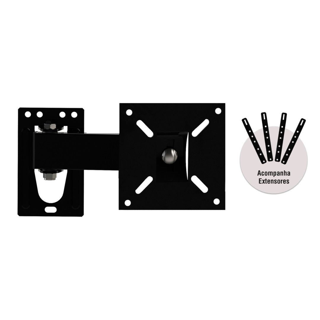 Suporte Articulado Brasforma Para TV 10-56 Polegadas BRA3.0
