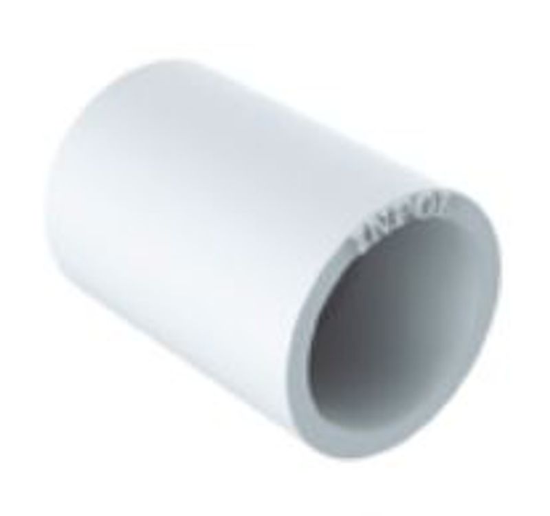 Luva para Eletroduto de 1 Polegada, Branca