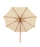 Mor Ombrelone de Madeira 2,4 Metros, Bege