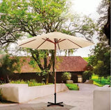 Mor Ombrelone de Madeira 2,4 Metros, Bege