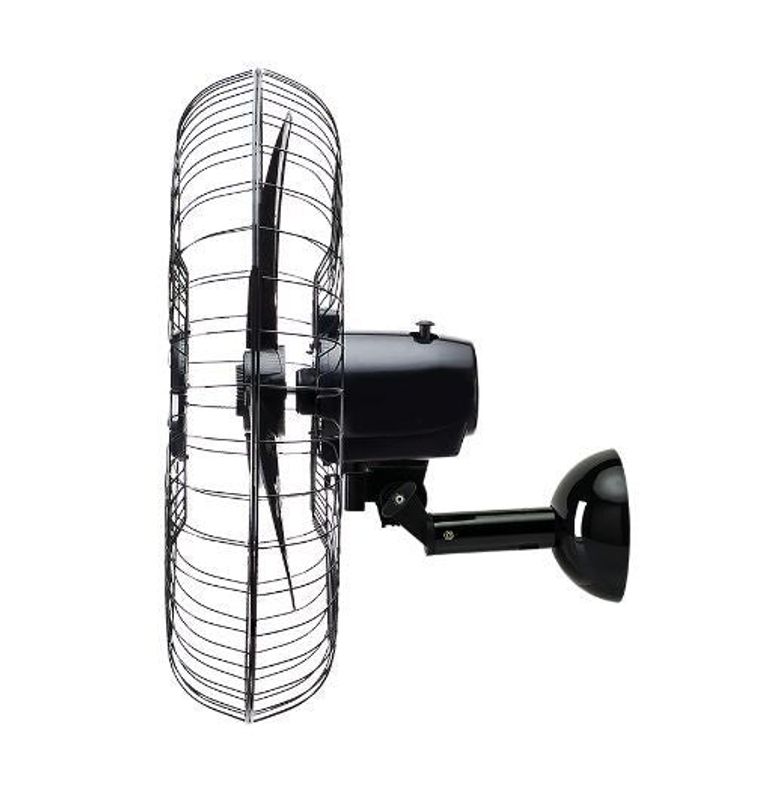Ventilador de Parede Oscilante Premium Preto 60 cm Bivolt Ventisol