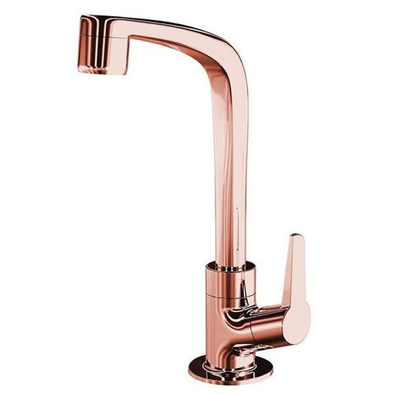 Torneira de Lavatório Lorenzetti 1195 F71 Rose Gold