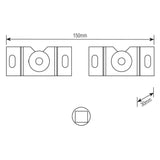 Suporte Fixo para TV de 10 a 100 Polegadas, SBRU750