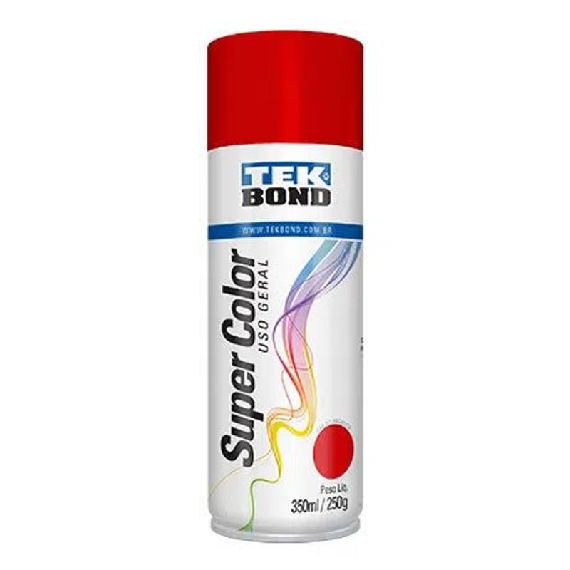 TINTA SPRAY USO GERAL TEKBOND VERMELHO 350ML