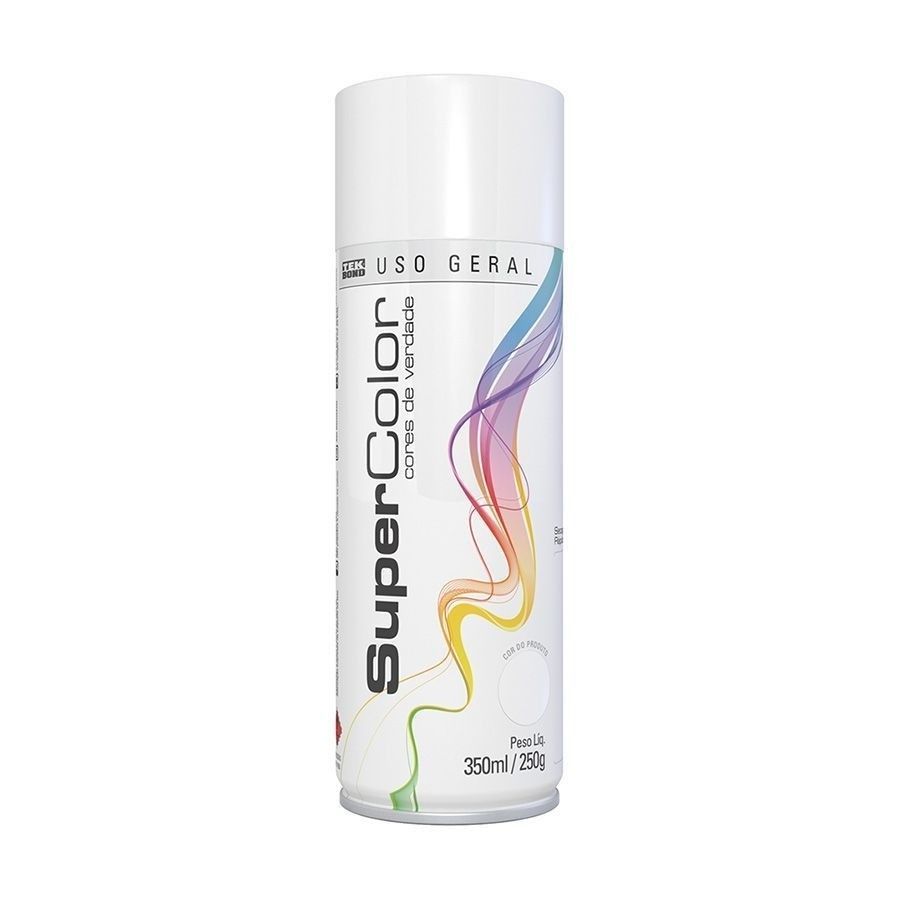 TINTA SPRAY USO GERAL TEKBOND BRANCO BRILHO 350ML