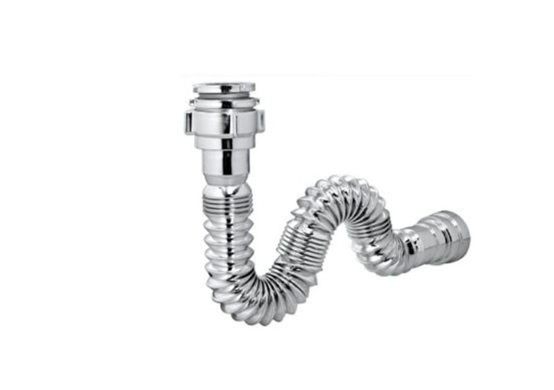 Sifão Sanfonado Universal Metalizado Astra