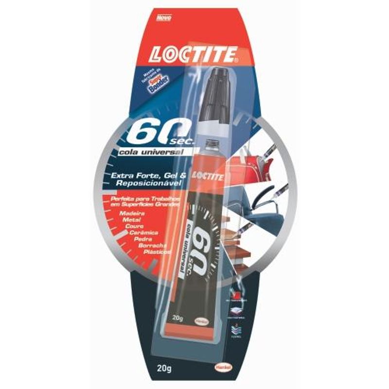 Cola Loctite 60 Segundos Universal 20g