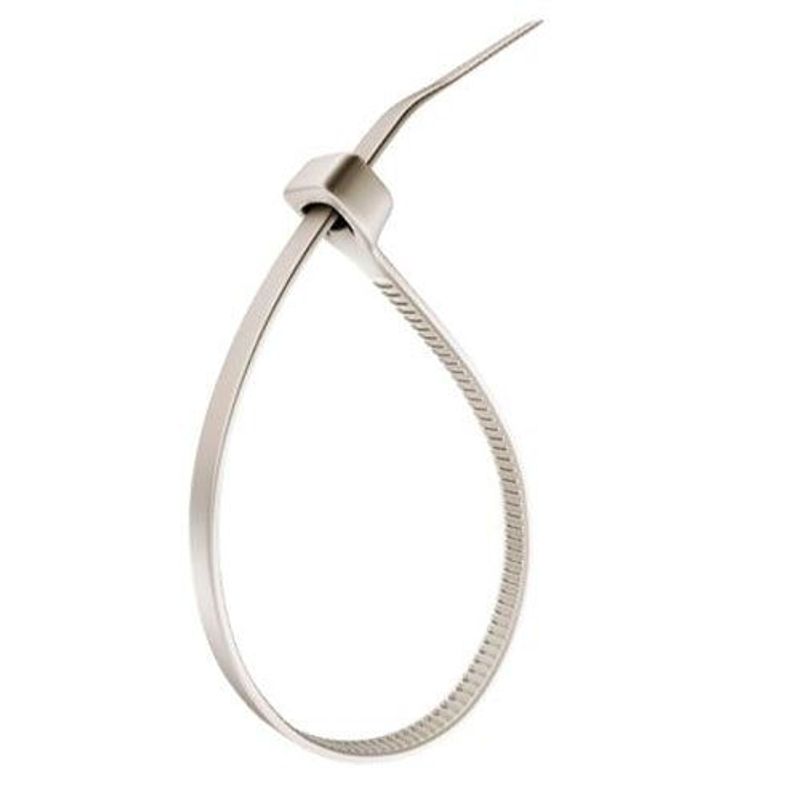 Abraçadeira De Nylon 2,5x100mm Natural, Pacote C/ 100 Peças