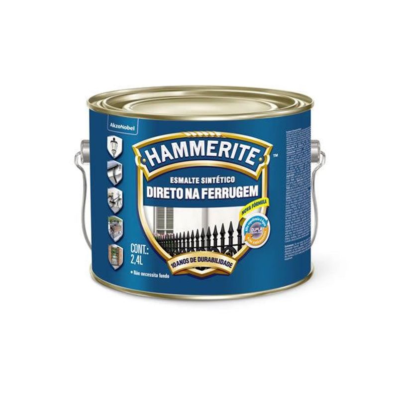 Hammerite Esmalte Sintético Cinza 2,4 Litros