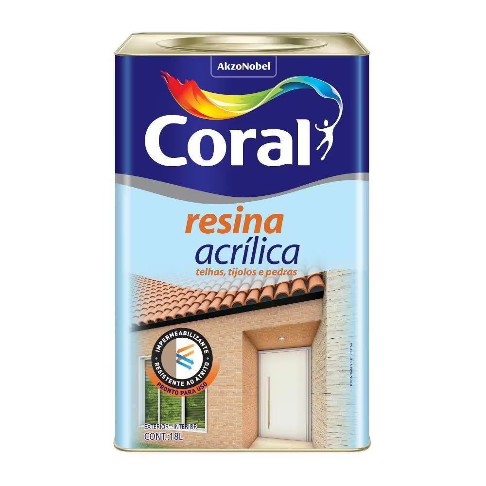 Resina Acrílica Coral 18 Litros