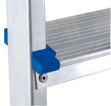 Escada Banqueta Mor de Alumínio, Cor Cinza