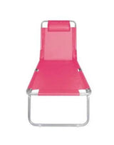 Cadeira Espreguiçadeira Mor de Alumínio, Rosa