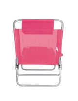 Cadeira Espreguiçadeira Mor de Alumínio, Rosa