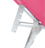 Cadeira Espreguiçadeira Mor de Alumínio, Rosa