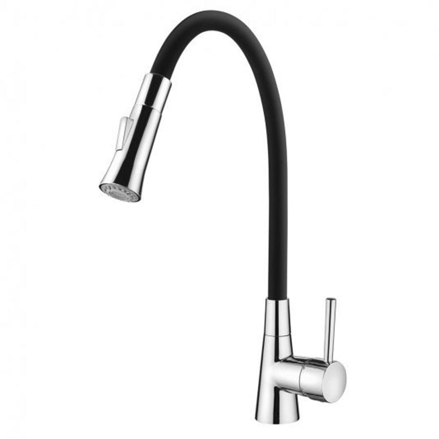 Misturador Monocomando de Cozinha de Mesa Lorenzetti 2257 B27 Flex Preto