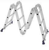 Escada Multifuncional Mor de Alumínio 4x3, 12 Degraus