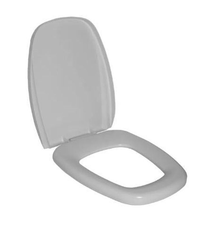 Assento Sanitário Almofadado Monte Carlo Astra, Gelo (Branco)