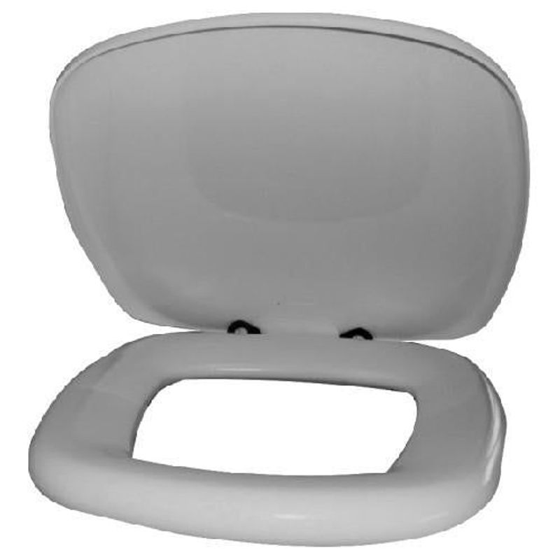 Assento Sanitário Almofadado Monte Carlo Astra, Gelo (Branco)