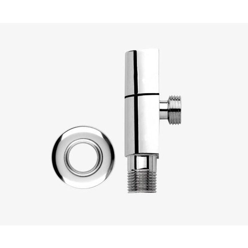 Registro de Latão Cromado 1/2 BSP [E X E] 1/4 Volta
