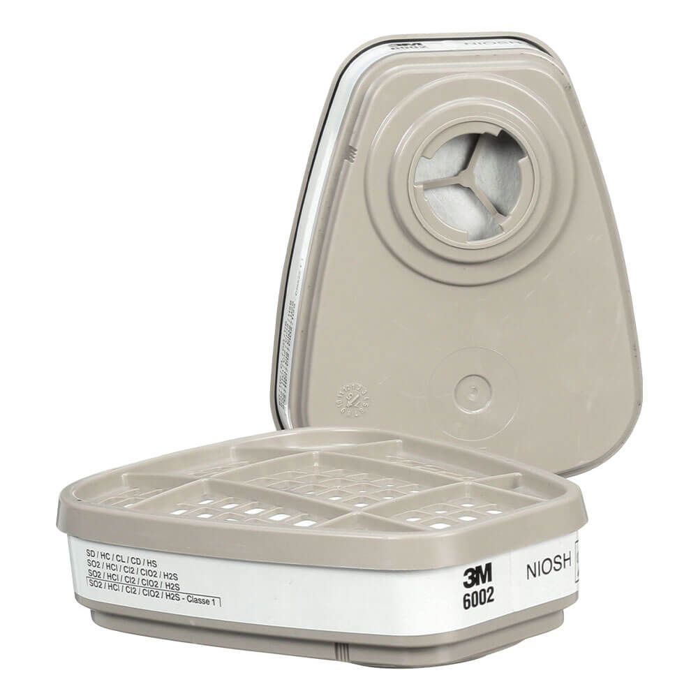 Cartucho 3M para Proteção Respiratória Contra Gases Ácidos 6002/1