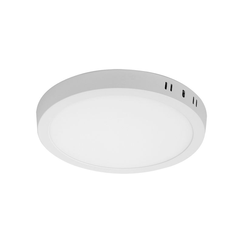 Placa LED Taschibra de Sobrepor Redonda 24W 3000K Bivolt