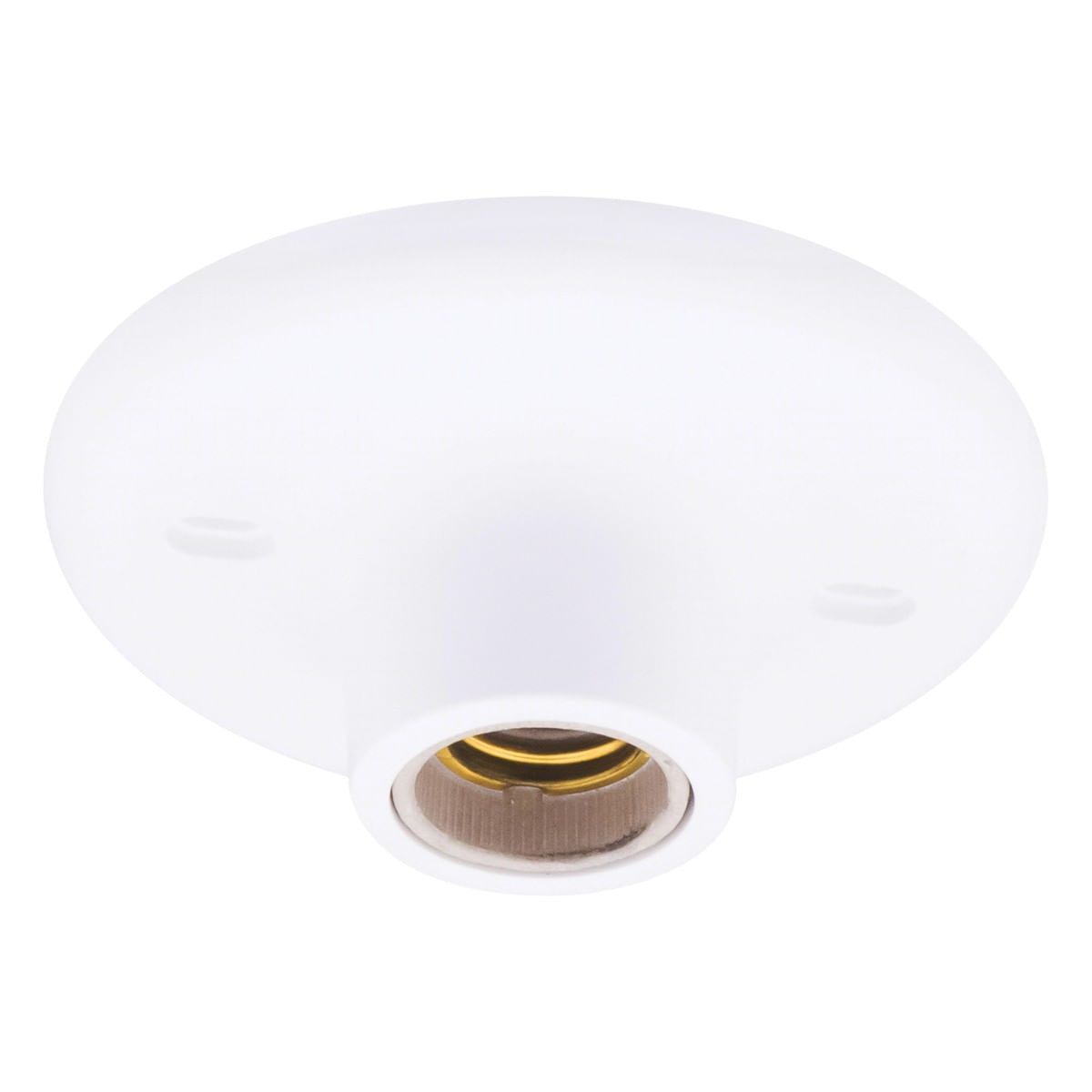 Plafon de PVC Taschibra com Soquete Cerâmico Branco