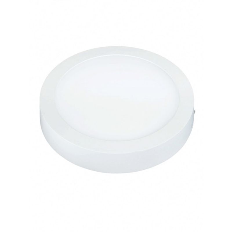 Placa LED Taschibra de Sobrepor Redonda 6W 3000K Bivolt