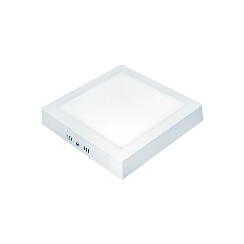 Placa LED Taschibra de Sobrepor Quadrada 12W 3000K Bivolt