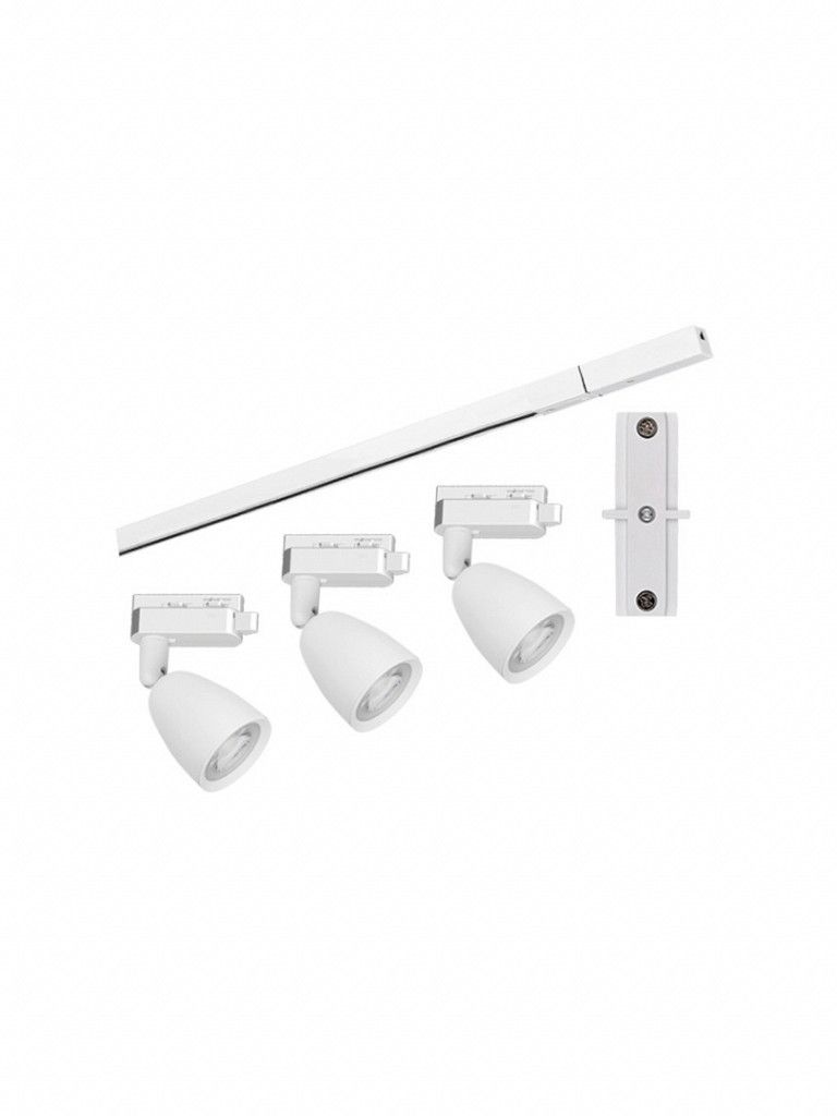 Kit Trilho Taschibra Direct LED 3000K Branco